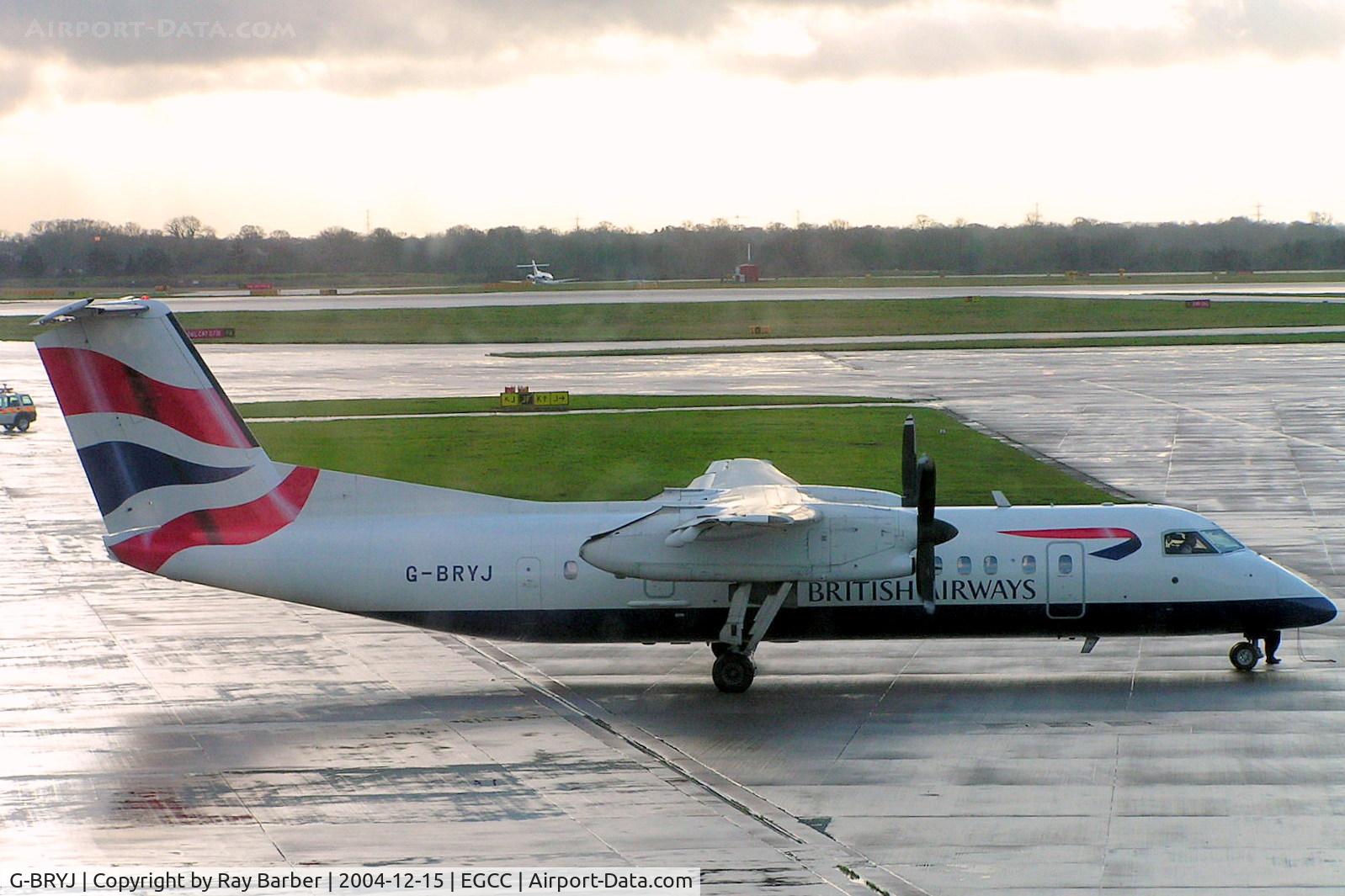 G-BRYJ, 1991 De Havilland Canada DHC-8-311 Dash 8 C/N 319, De Havilland Canada DHC-8-314 Dash 8 [319] (British Airways CitiExpress) Manchester-Ringway~G 15/12/2004