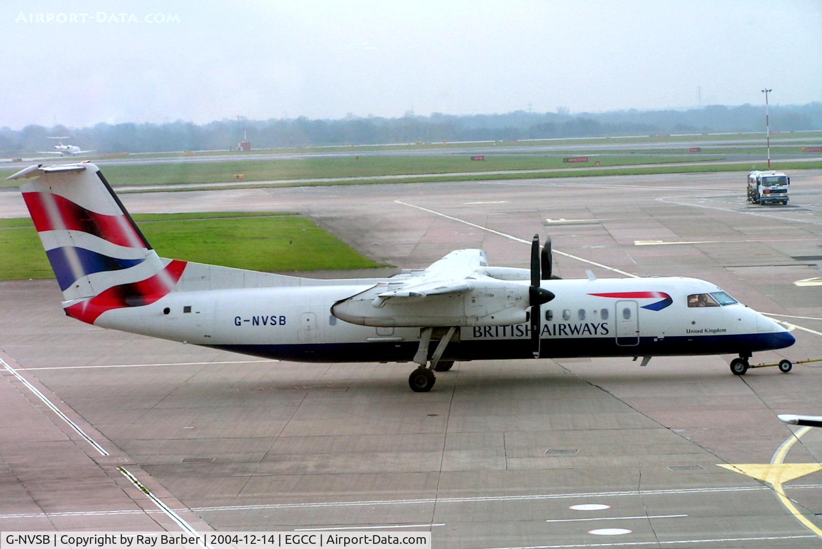 G-NVSB, 1998 De Havilland Canada DHC-8-311 Dash 8 C/N 517, De Havilland Canada DHC-8Q-314 Dash 8 [517] (British Airways CitiExpress) Manchester-Ringway~G 14/12/2004
