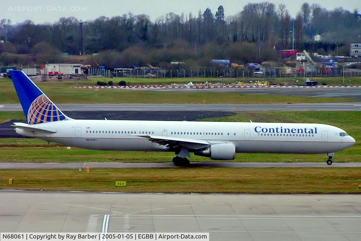N68061, 2002 Boeing 767-424/ER C/N 29456, Boeing 767-424ER [29456] (Continental Airlines) Birmingham Int'l~G 05/01/2005