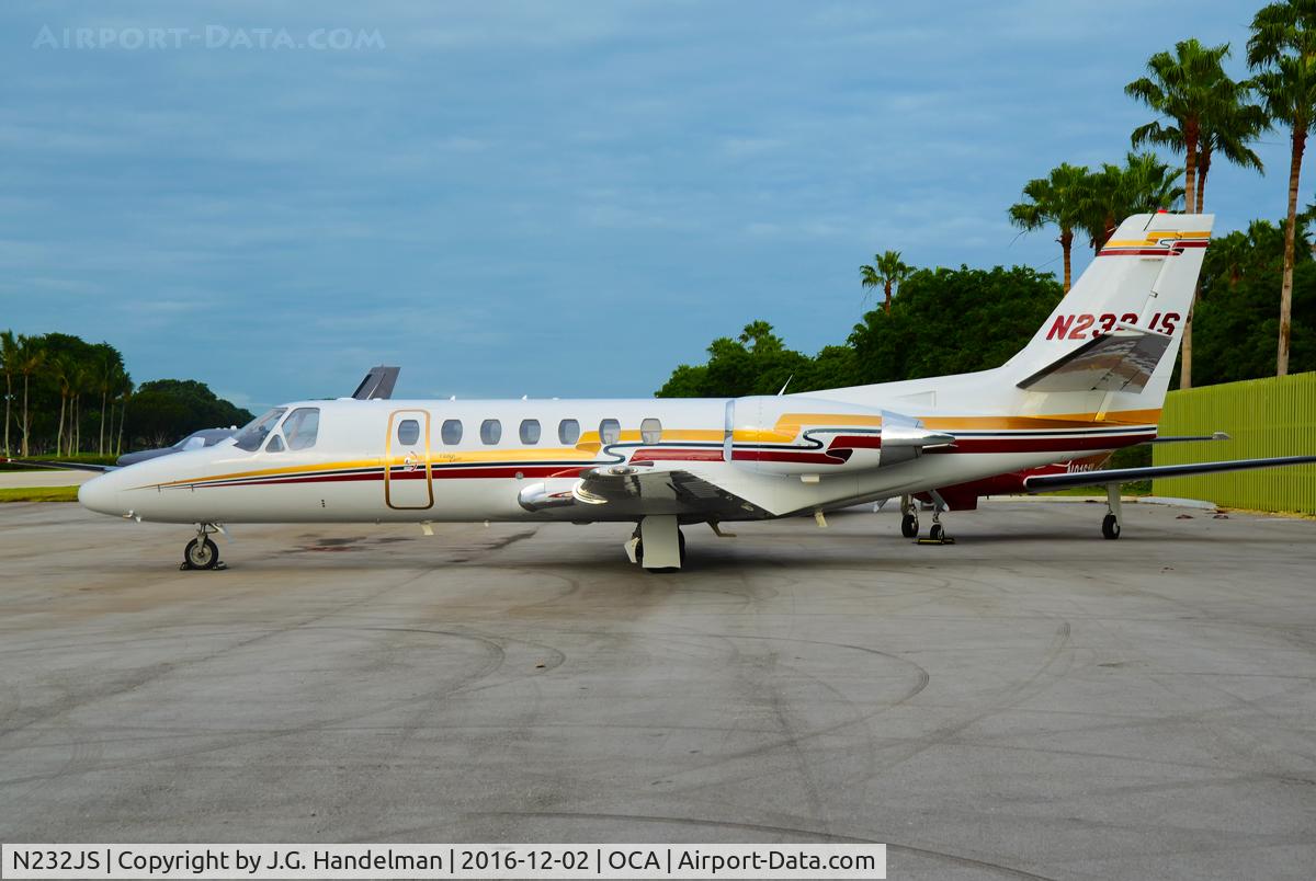 N232JS, 2001 Cessna 560 Citation Encore C/N 560-0584, N232JS is a Citation 560.
