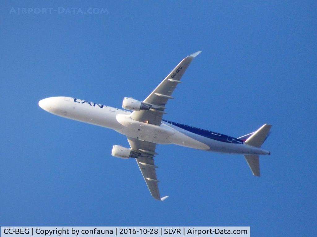 CC-BEG, 2015 Airbus A321-211 C/N 6797, Leaving Viru Viru