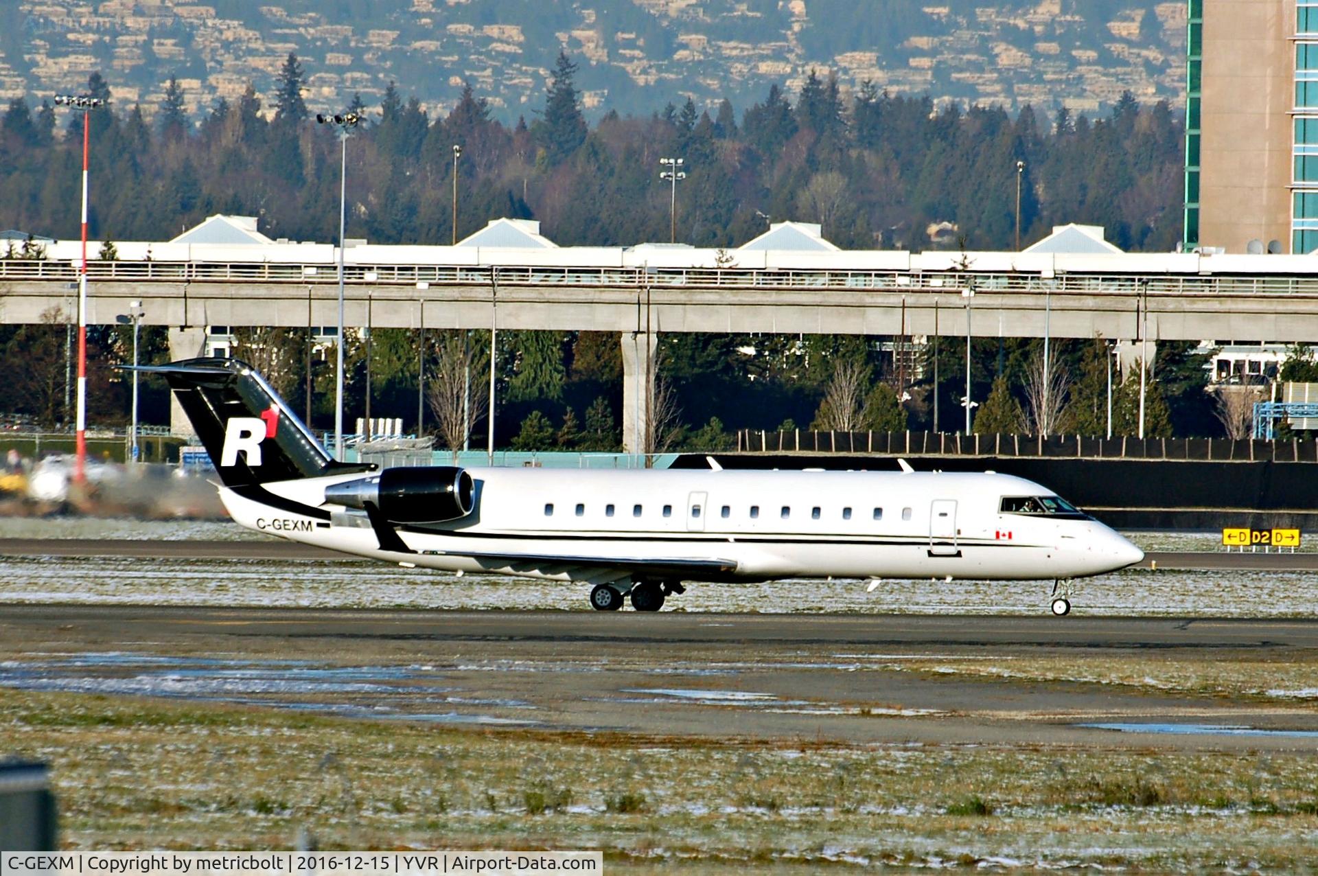 C-GEXM, 1997 Canadair CRJ-200LR (CL-600-2B19) C/N 7187, Arrival at YVR