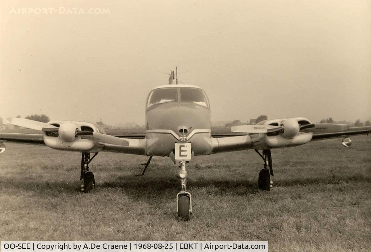 OO-SEE, 1958 Cessna 310B C/N 35616, OO-SEE of SABENA flying school.