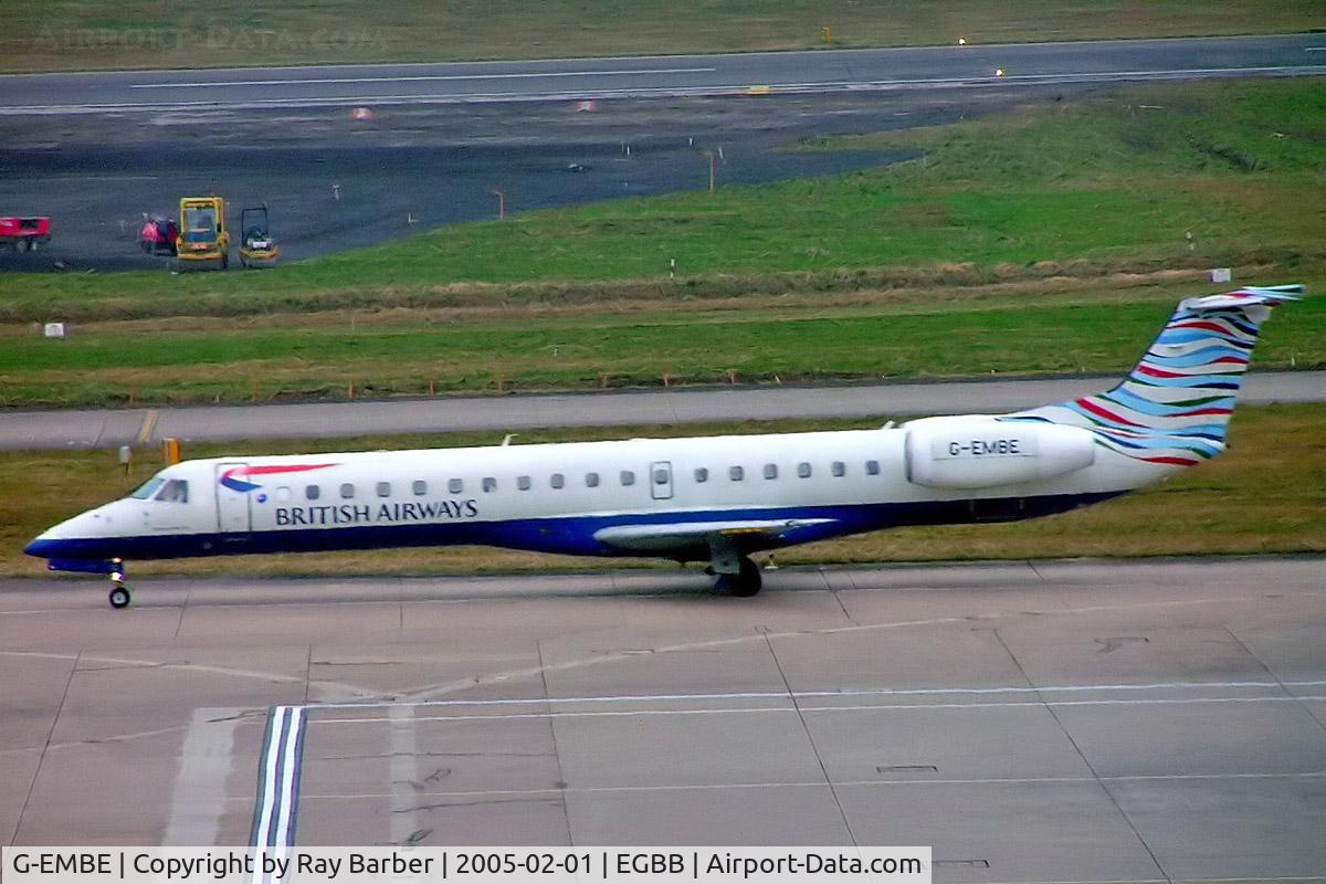 G-EMBE, 1998 Embraer EMB-145EU (ERJ-145EU) C/N 145042, Embraer ERJ-145EU [145042] (British Airways CitiExpress) Birmingham Int'l~G 01/02/2005