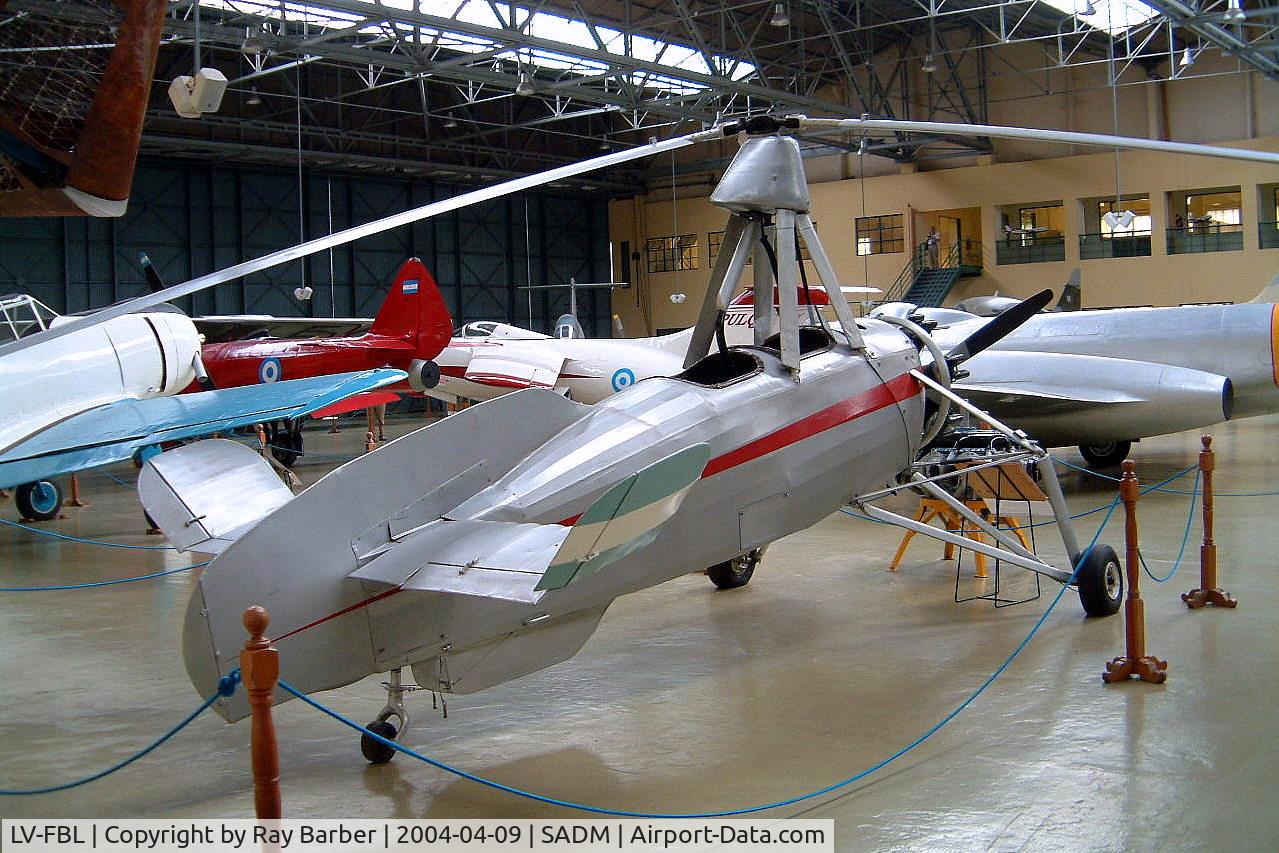 LV-FBL, Avro 671 Rota I (Cierva C-30A) C/N 1031, Cierva C.30A Rota 1 [1031] (Museo Nacional de Aeronautica (Argentina)) Buenos Aires-Moron~LV 09/04/2004