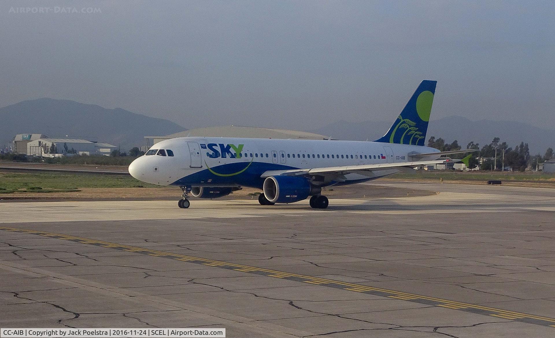 CC-AIB, 2004 Airbus A319-111 C/N 2378, CC-AIB of Sky Airlines at SCL