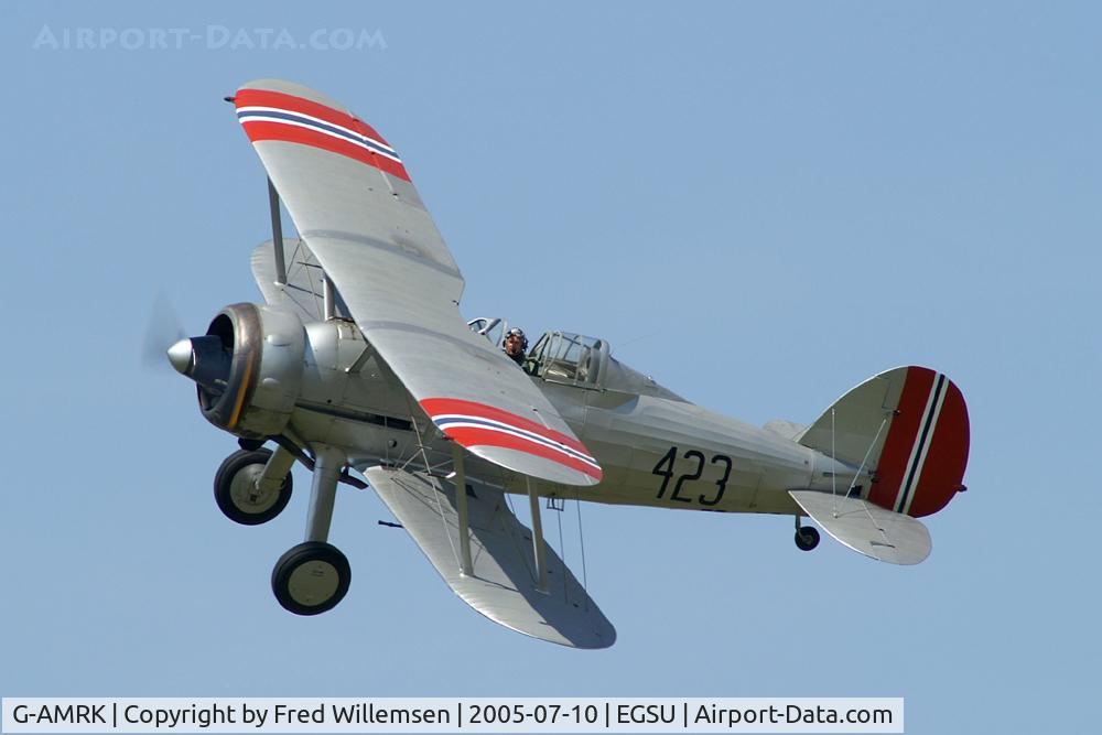 G-AMRK, 1937 Gloster Gladiator Mk1 C/N [L8032], 