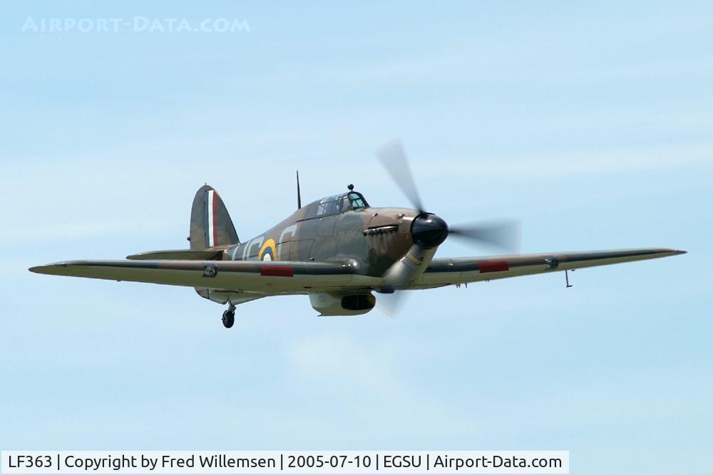 LF363, 1944 Hawker Hurricane IIC C/N 41H/469290, BoB Flight