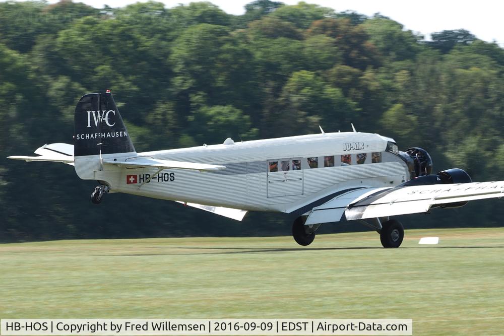 HB-HOS, 1939 Junkers Ju-52/3m g4e C/N 6580, Ju-Air