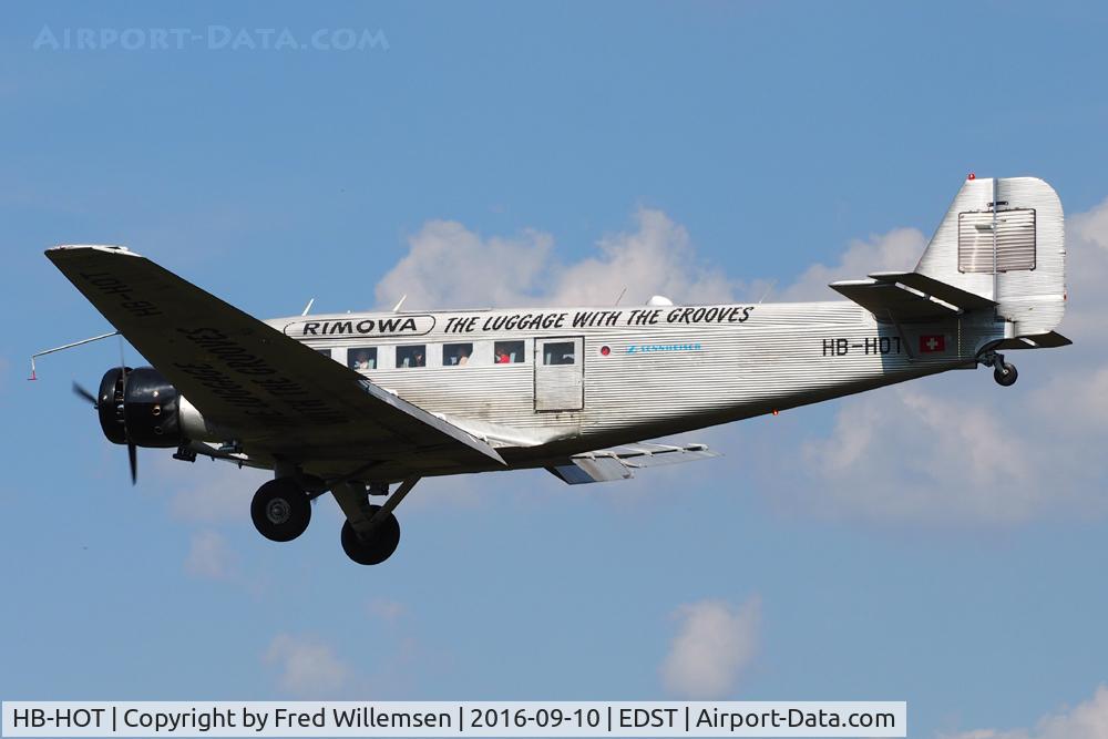 HB-HOT, 1939 Junkers Ju-52/3m g4e C/N 6595, Ju-Air
