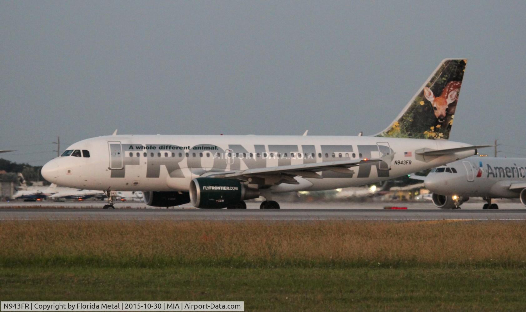 N943FR, 2005 Airbus A319-112 C/N 2518, Cloe Deer Fawn