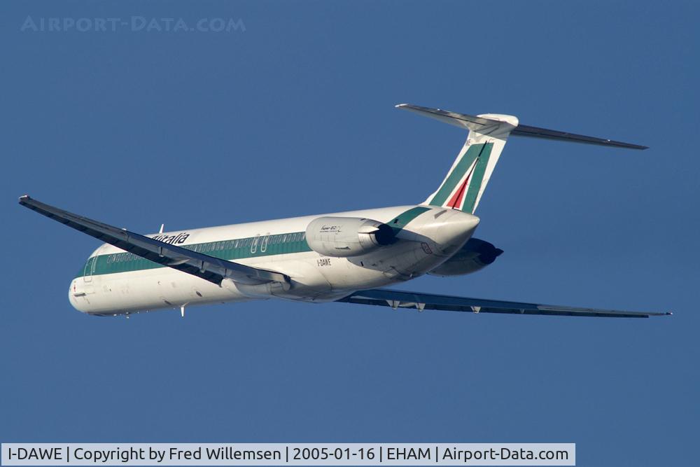 I-DAWE, 1983 McDonnell Douglas MD-82 (DC-9-82) C/N 49193/1127, ALITALIA