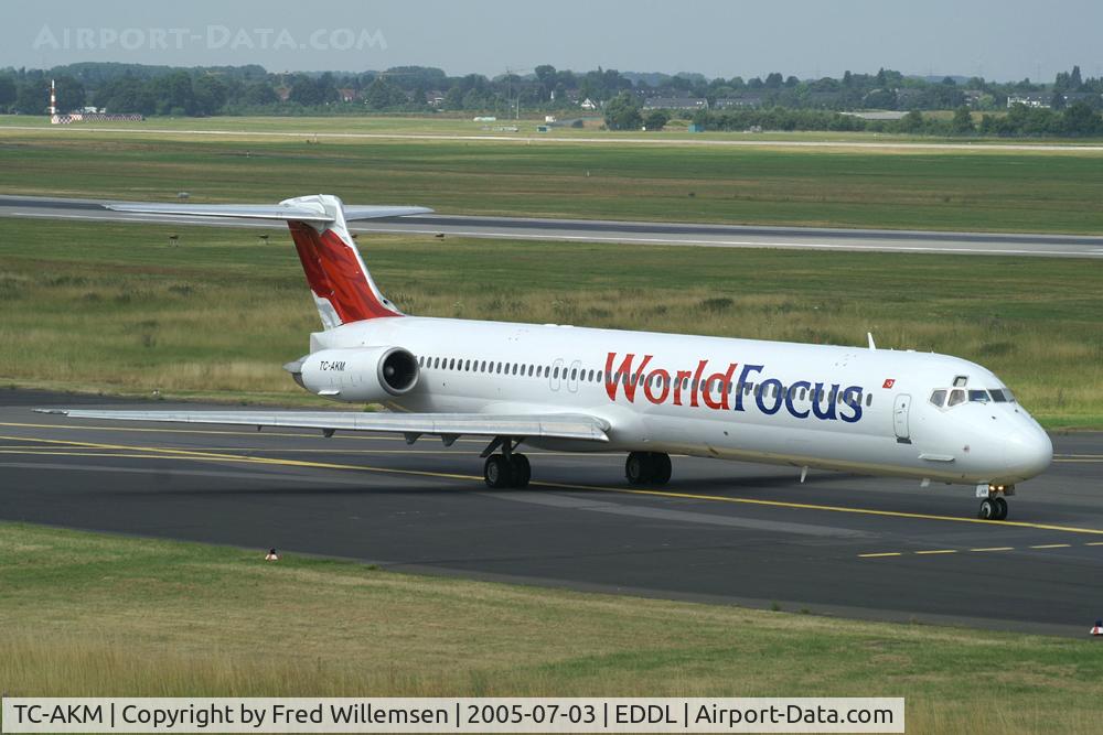 TC-AKM, 1994 McDonnell Douglas MD-83 (DC-9-83) C/N 53185, World Focus