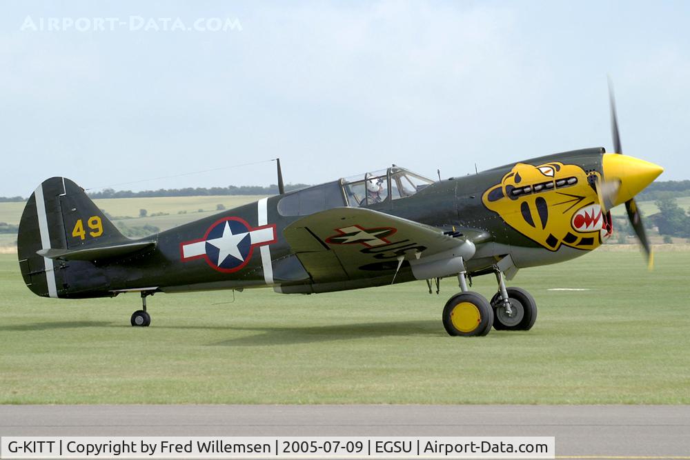 G-KITT, 1943 Curtiss P-40M Warhawk C/N 27490, 