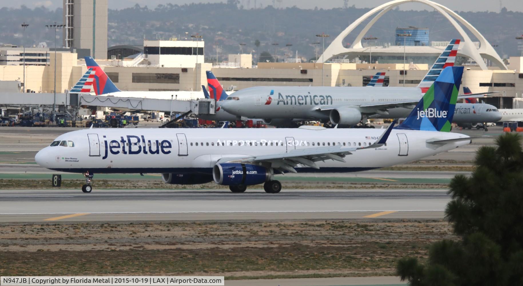 N947JB, 2015 Airbus A321-231 C/N 6448, Jet Blue