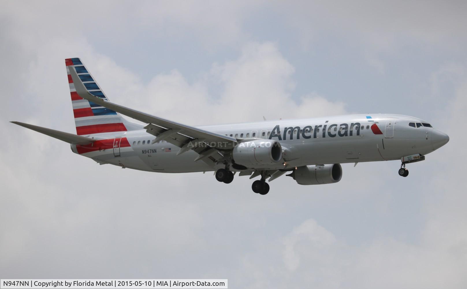 N947NN, 2014 Boeing 737-823 C/N 31190, American