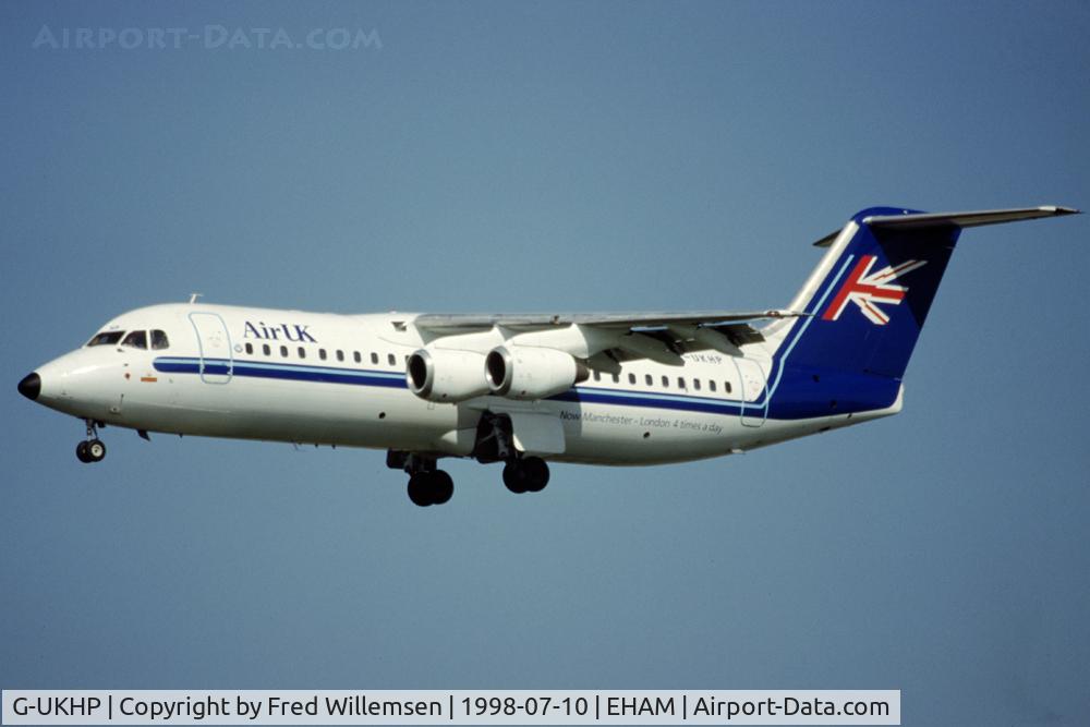 G-UKHP, 1989 British Aerospace BAe.146-300 C/N E3123, AirUK