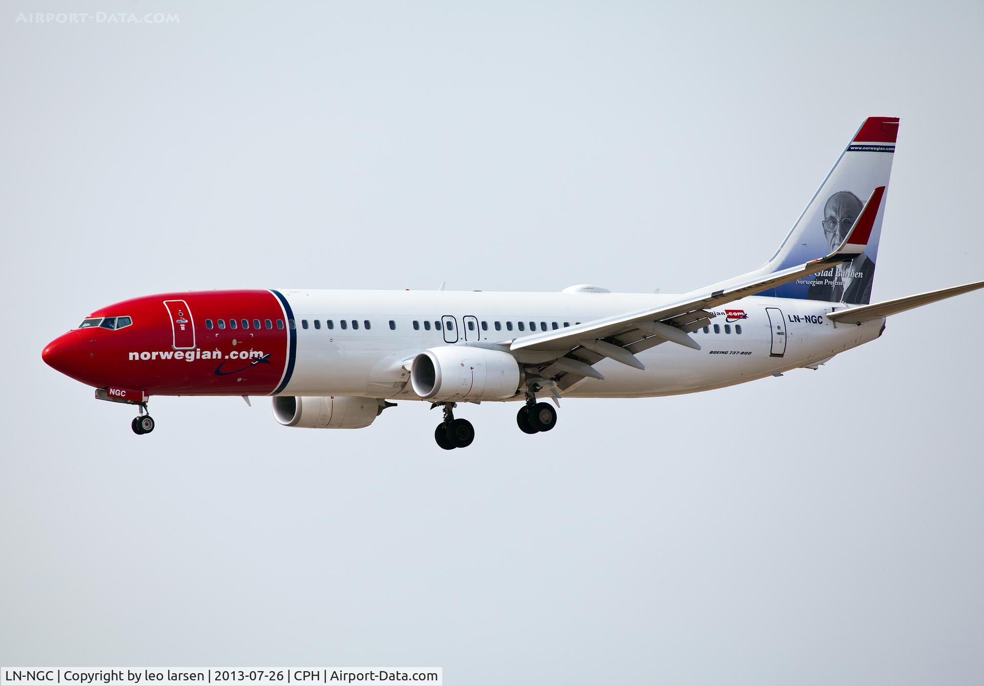 LN-NGC, 2012 Boeing 737-8JP C/N 39016, Copenhagen 26.7.13