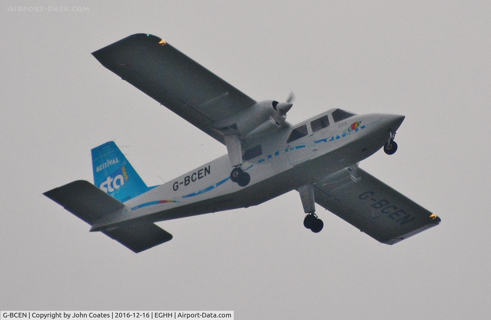 G-BCEN, 1974 Britten-Norman BN-2A-26 Islander C/N 403, Training in poor weather