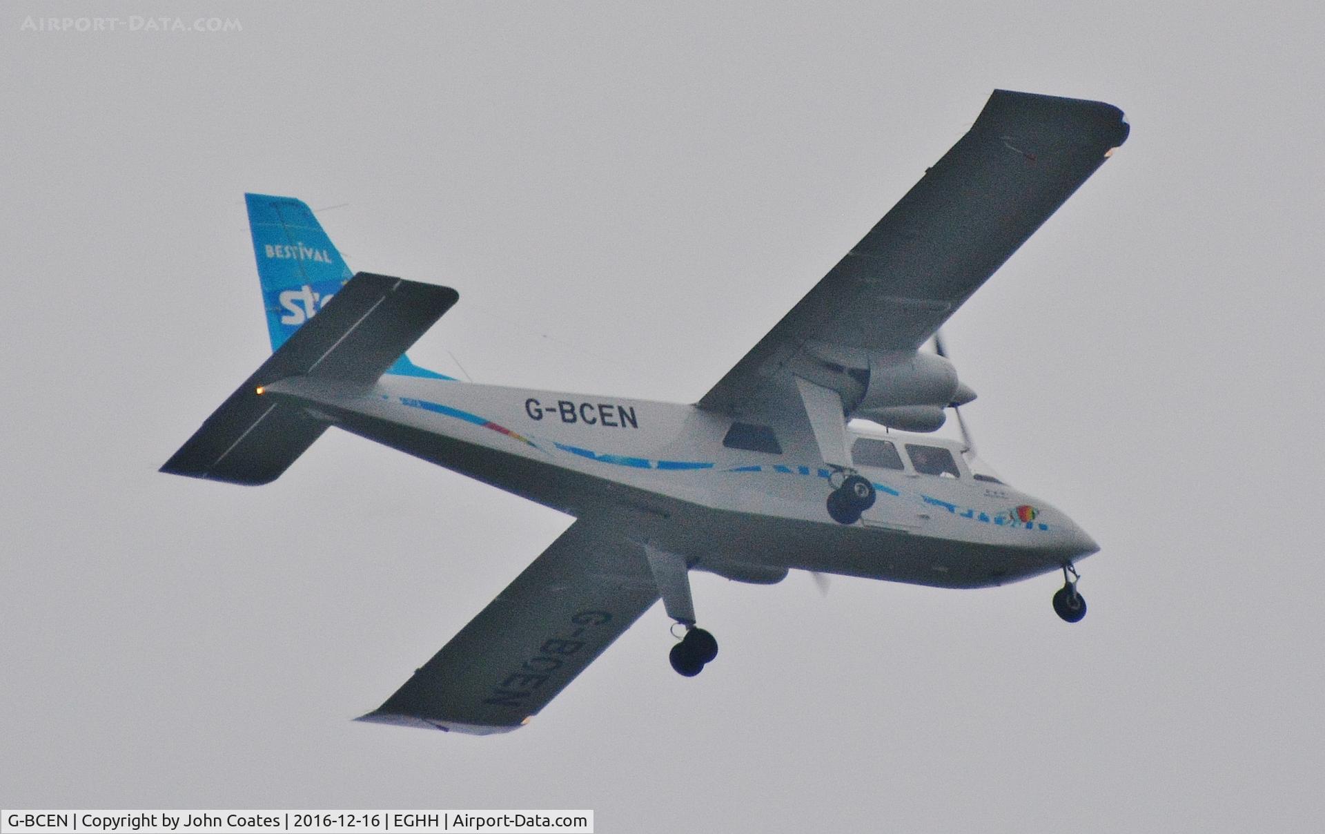 G-BCEN, 1974 Britten-Norman BN-2A-26 Islander C/N 403, Training in bad weather