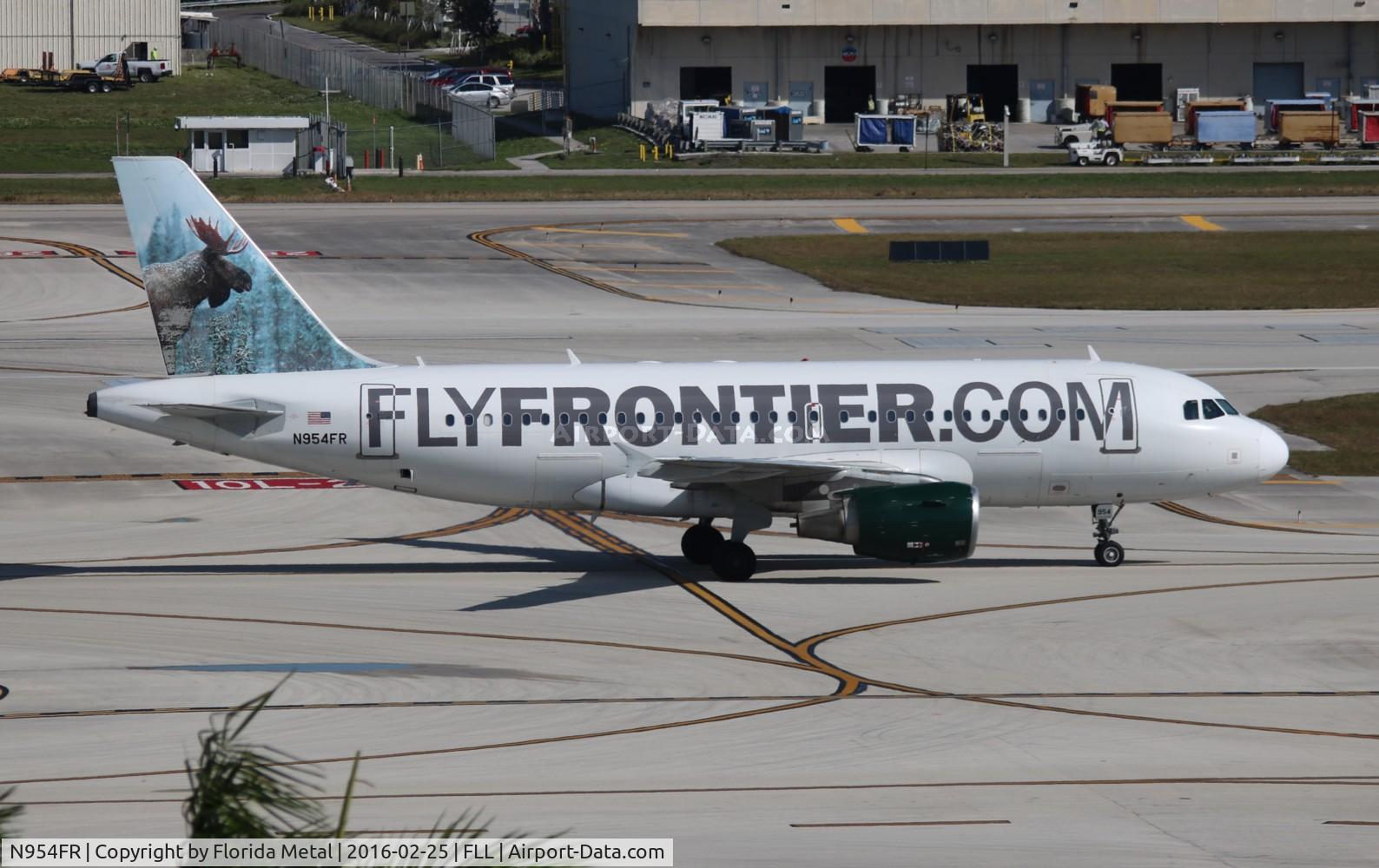 N954FR, 2002 Airbus A319-112 C/N 1786, Mickey Moose