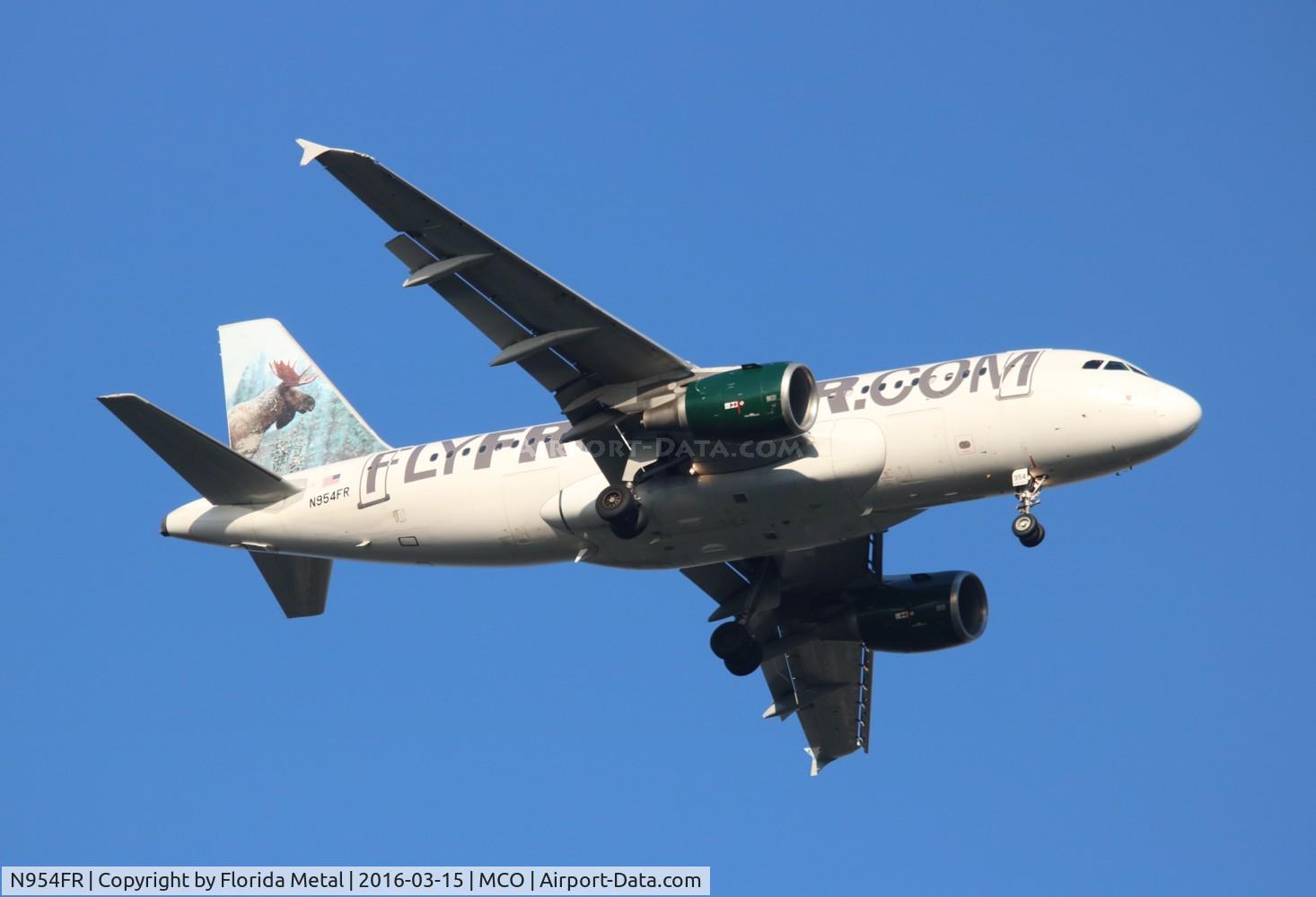 N954FR, 2002 Airbus A319-112 C/N 1786, Mickey Moose