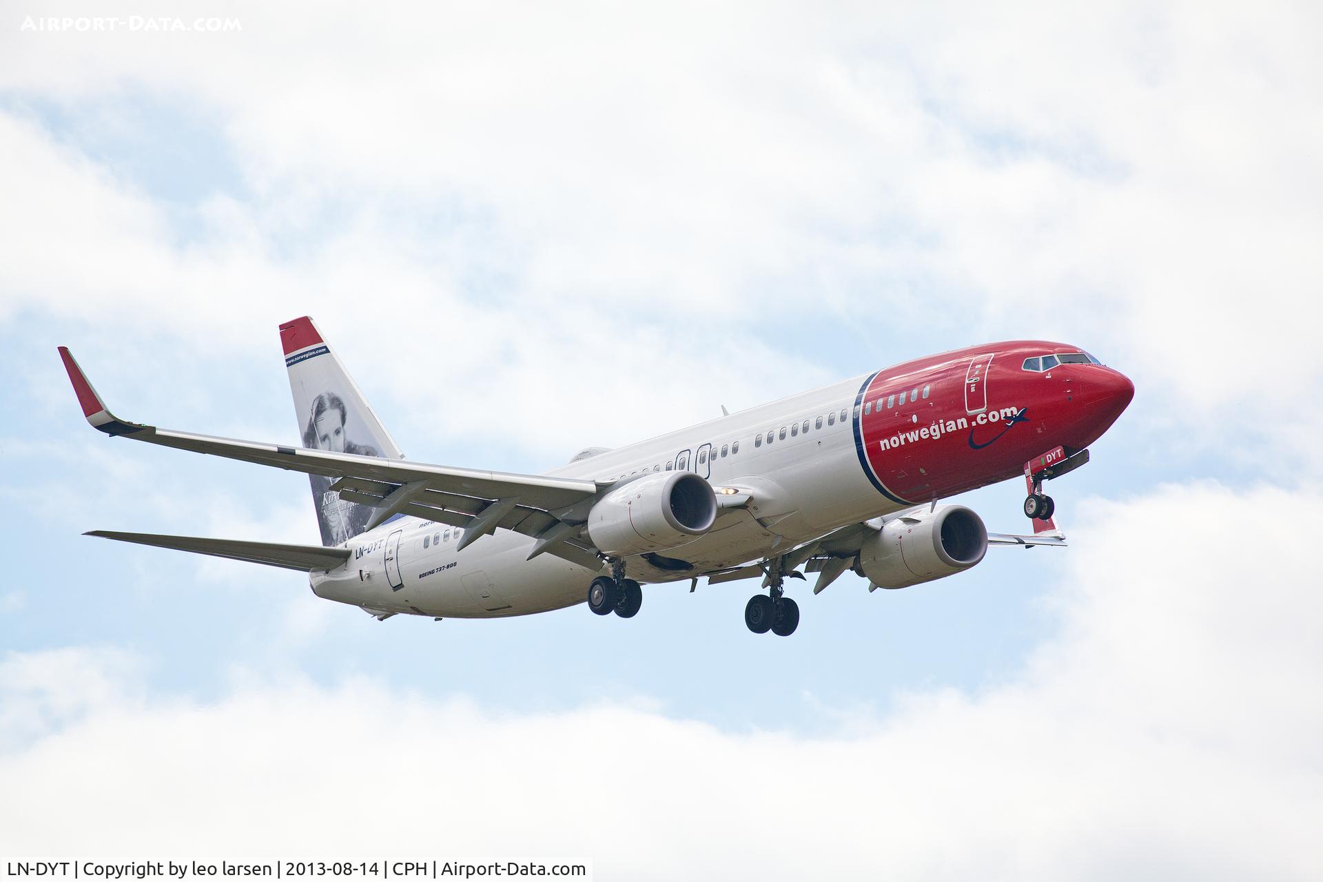 LN-DYT, 2011 Boeing 737-8JP C/N 39048, Copenhagen 14.8.13