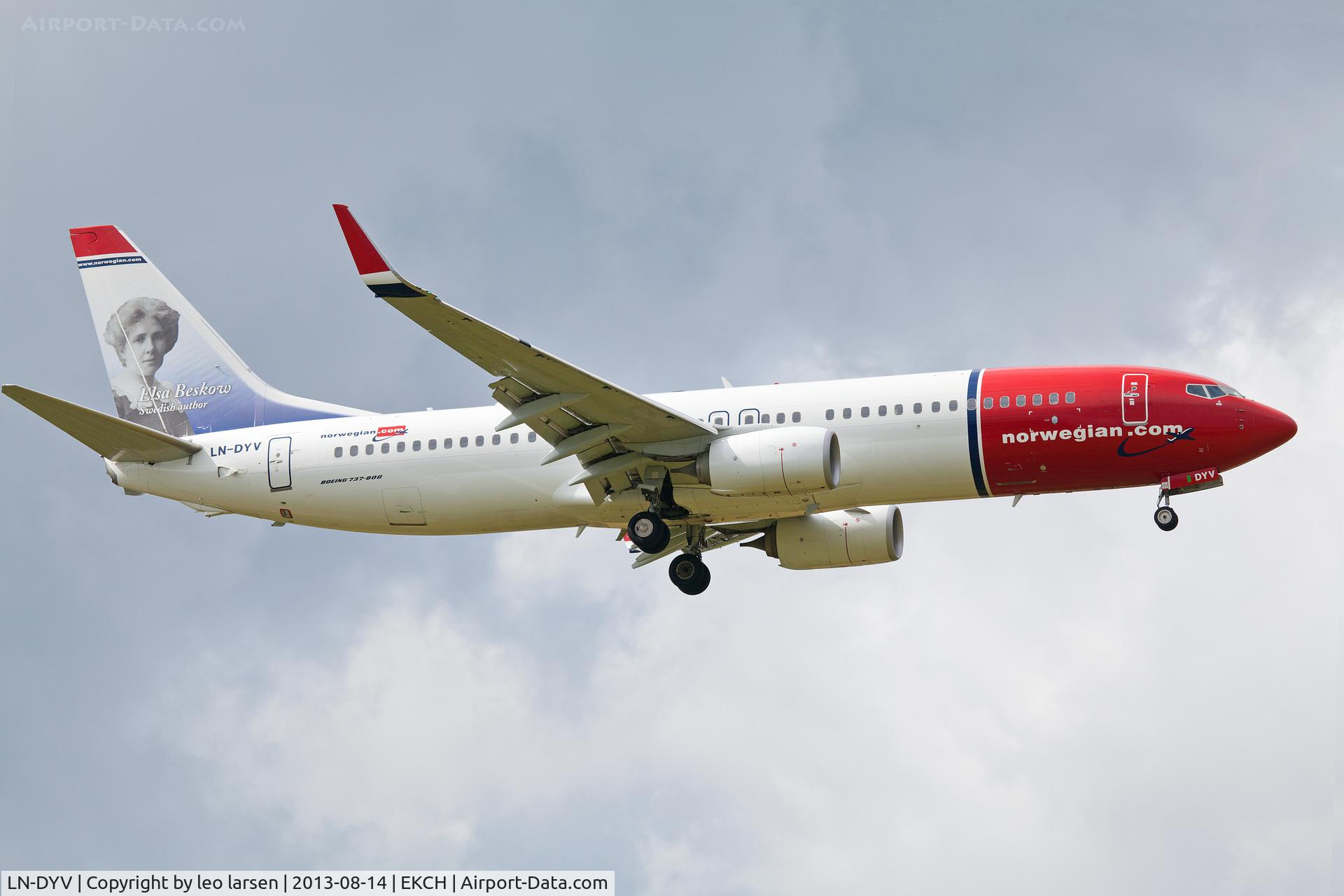 LN-DYV, 2012 Boeing 737-8JP C/N 39009, Copenhagen 14.8.13