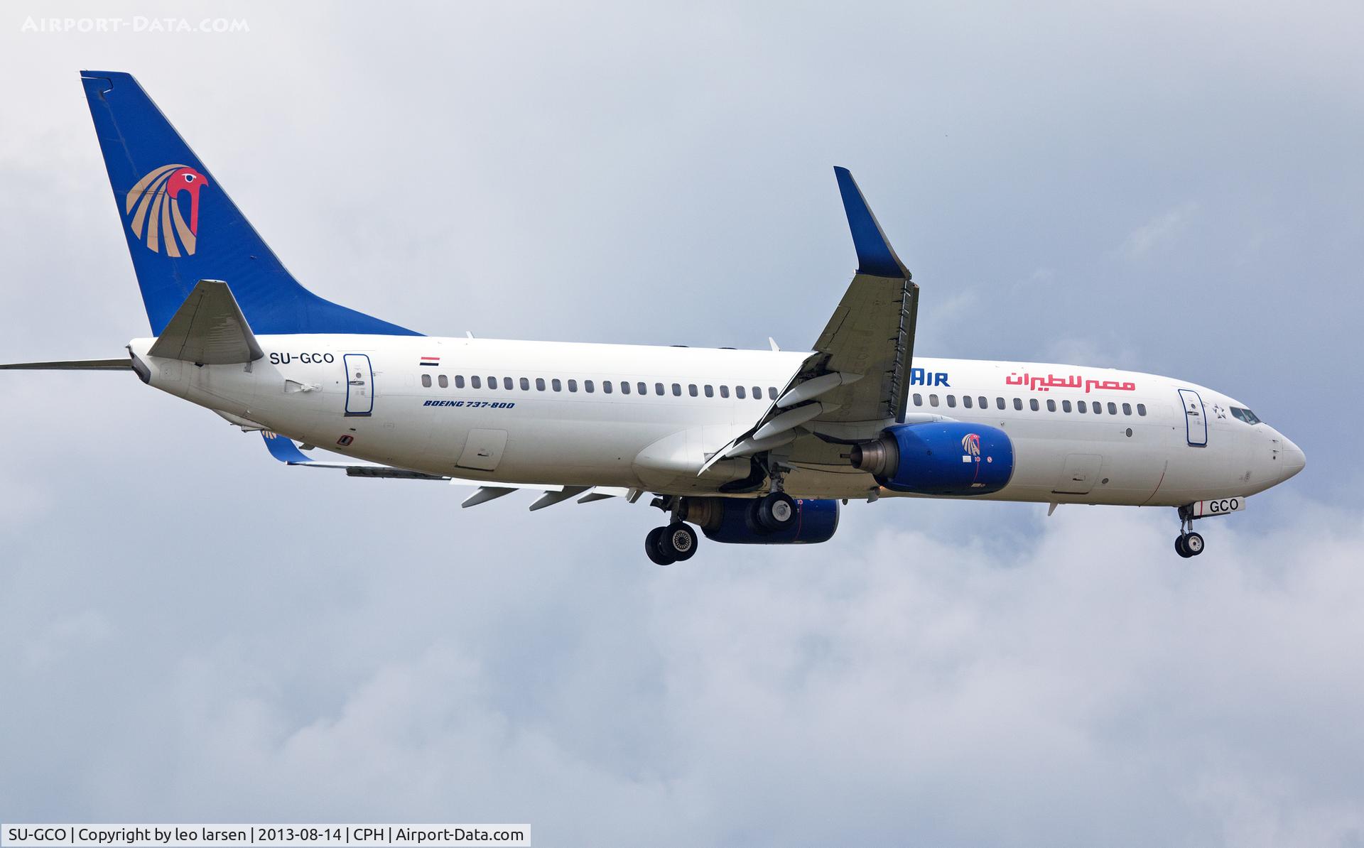 SU-GCO, 2007 Boeing 737-866 C/N 35561, Copenhagen 14.8.13
