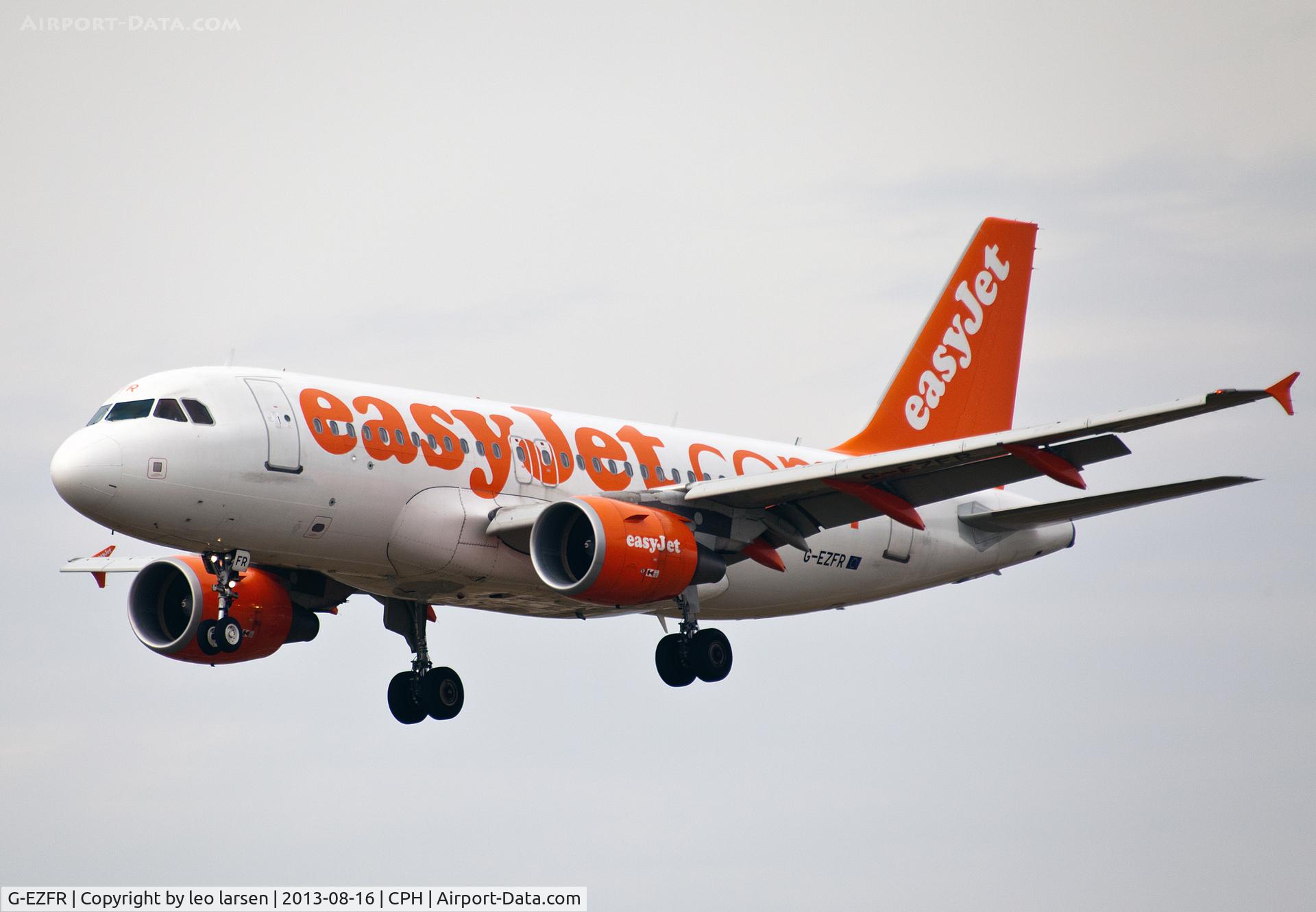 G-EZFR, 2009 Airbus A319-111 C/N 4125, Copenhagen 16.8.13