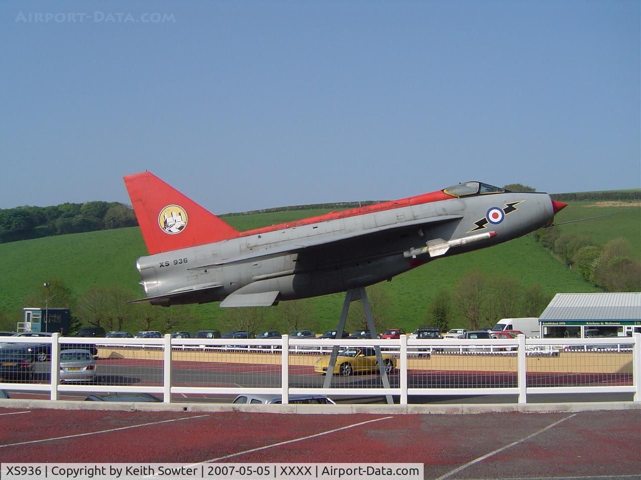 XS936, English Electric Lightning F.6 C/N 95269, On display - Cornwall