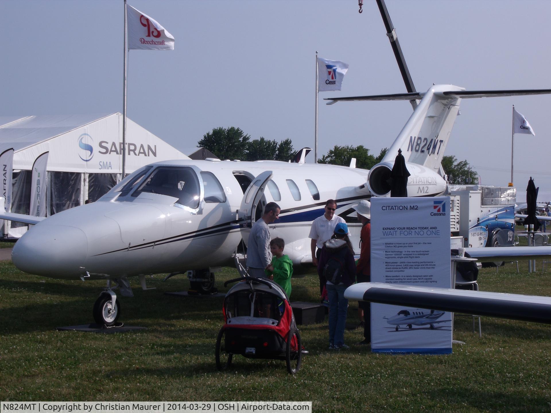 N824MT, 2014 Cessna 525 Citation M2 C/N 525-0824, Cessna 525