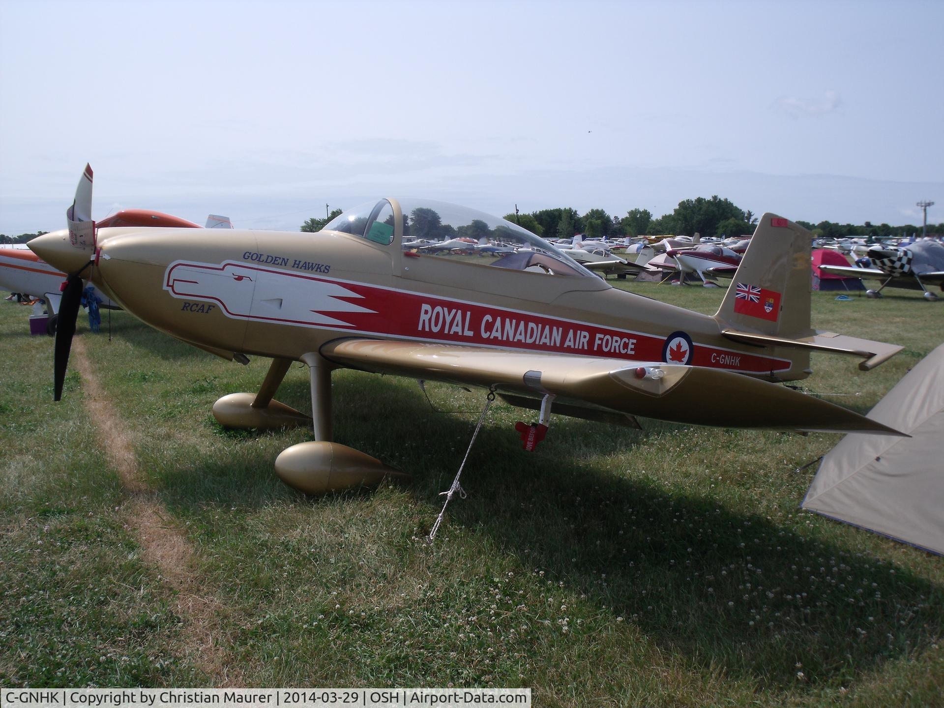 C-GNHK, 2008 Vans RV-8 C/N 80427, Vans