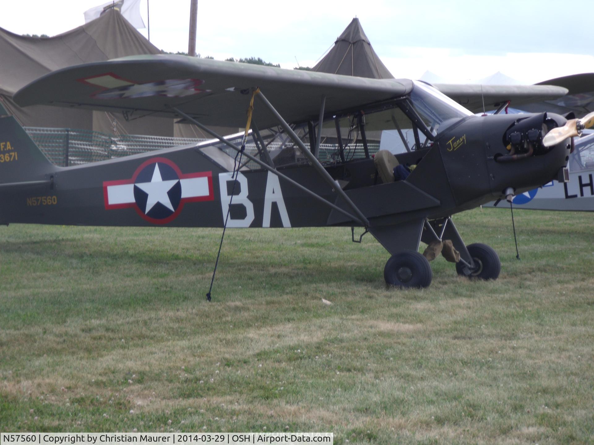 N57560, 1943 Piper J3C-65 Cub C/N 10146, Piper J3 Grasshoper
