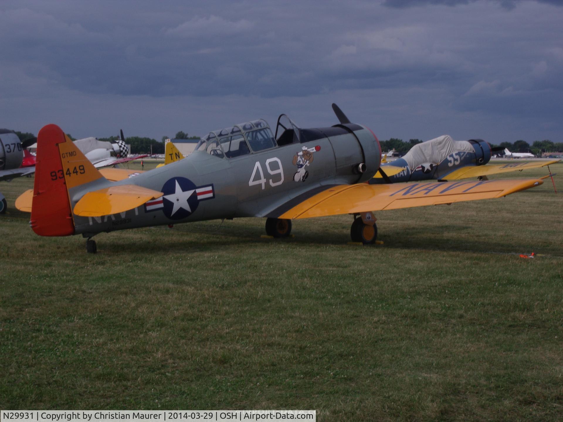 N29931, 1943 North American AT-6G Texan C/N 168-583 (49-3449), AT-6