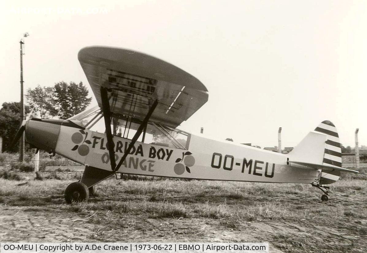 OO-MEU, 1951 Piper L-18C Super Cub (PA-18-95) C/N 18-1629, At Moorsele.