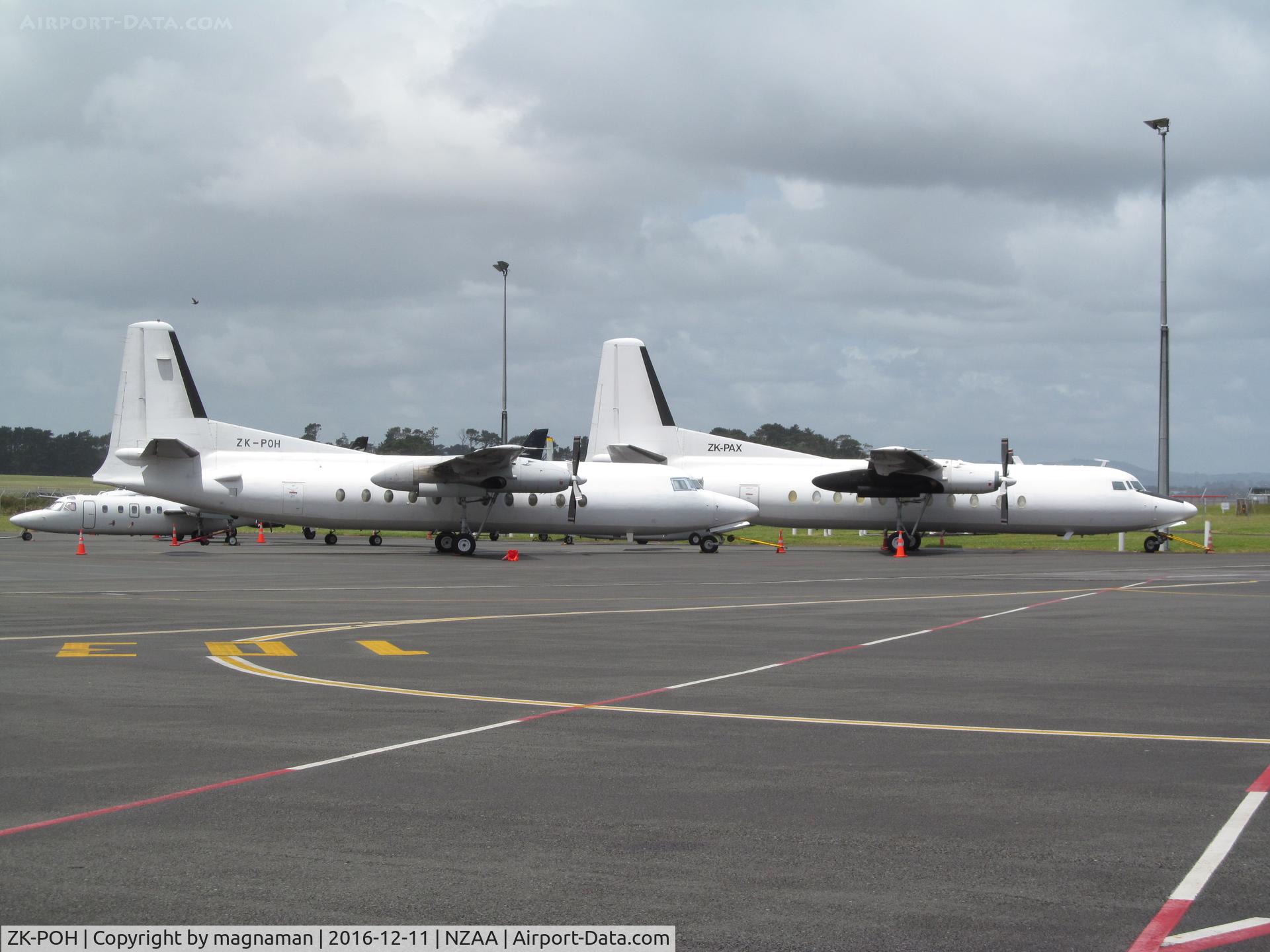 ZK-POH, 1984 Fokker F-27-500 Friendship C/N 10680, awaiting fate on convair apron