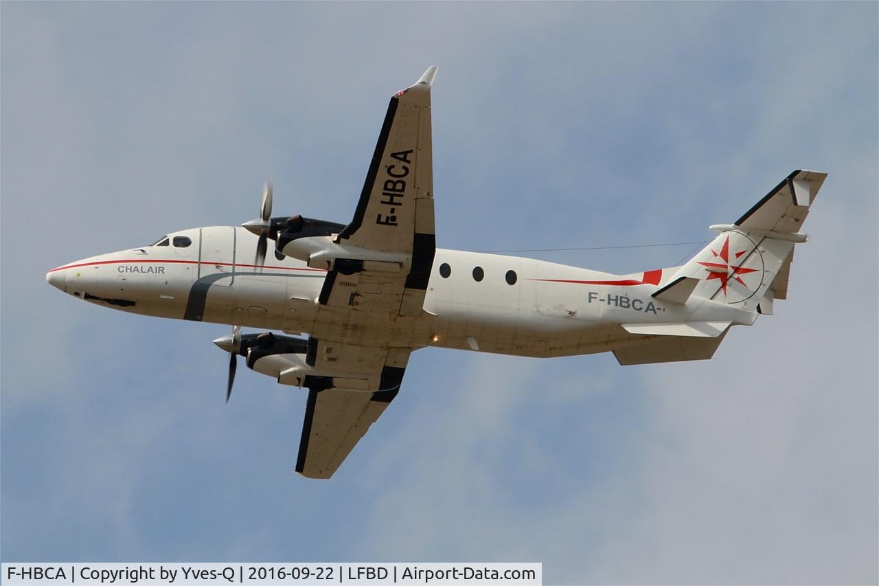 F-HBCA, 1995 Beech 1900D C/N UE-188, Beech 1900D, Take off rwy 23, Bordeaux Mérignac airport (LFBD-BOD)
