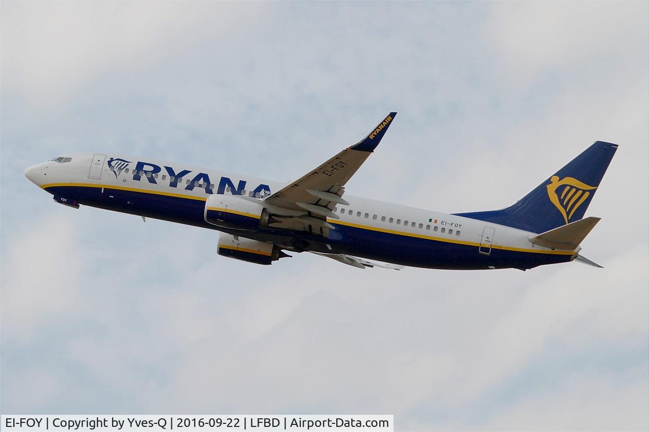 EI-FOY, 2016 Boeing 737-8AS C/N 44728, Boeing 737-8AS, Take off rwy 23, Bordeaux Mérignac airport (LFBD-BOD)