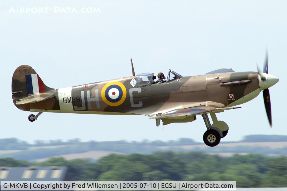 G-MKVB, 1942 Supermarine 349 Spitfire LF.Vb C/N CBAF.2461, 