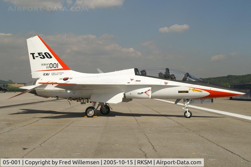 05-001, 2005 Korean Aerospace Industries T-50 Golden Eagle C/N KA-001, PROTOTYPE