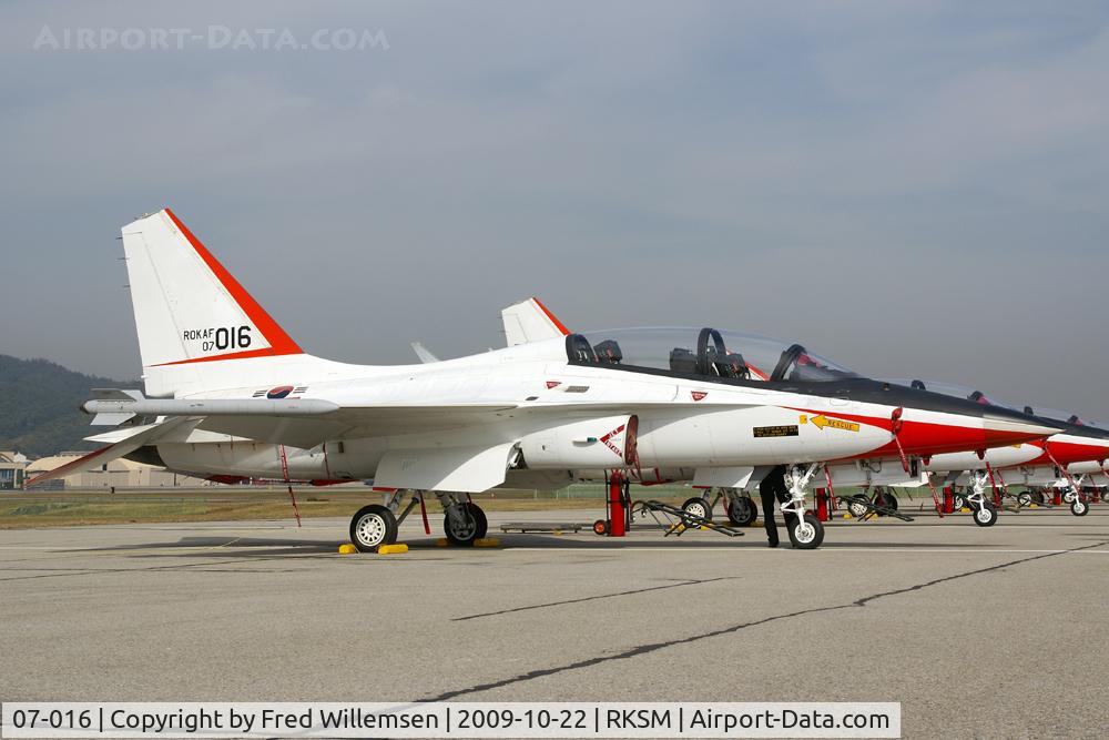07-016, Korean Aerospace Industries T-50 Golden Eagle C/N KA-016, 3TW aircraft