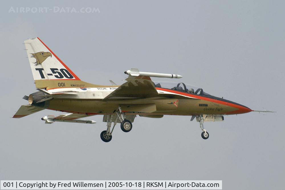 001, Korean Aerospace Industries AJT/T-50 Golden Eagle C/N Not found 001, 