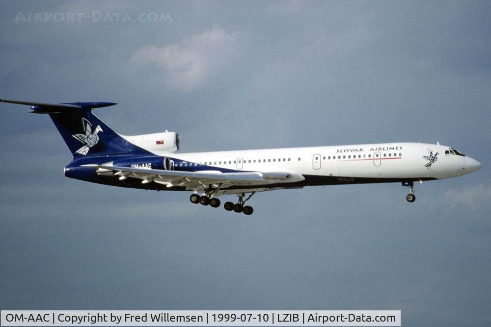 OM-AAC, 1998 Tupolev Tu-154M C/N 98A1018, slovak airlines