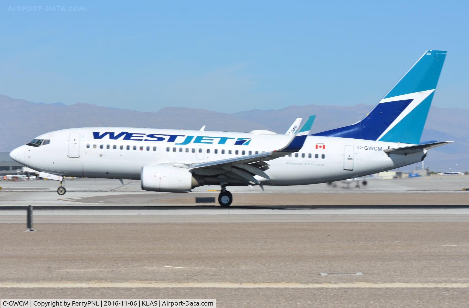 C-GWCM, 2003 Boeing 737-7CT C/N 32756, Westjet B737