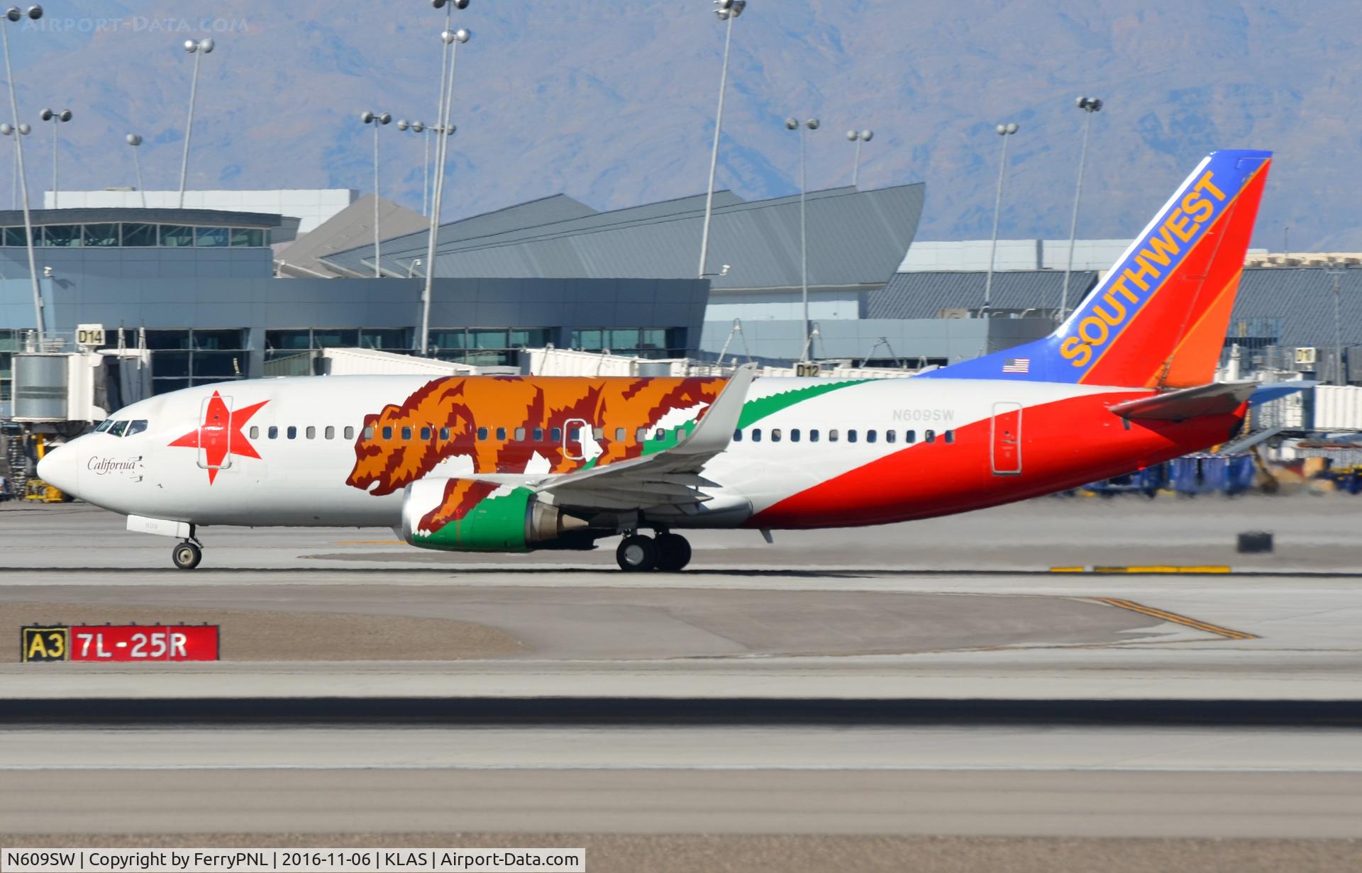 N609SW, 1995 Boeing 737-3H4 C/N 27929, California One B733