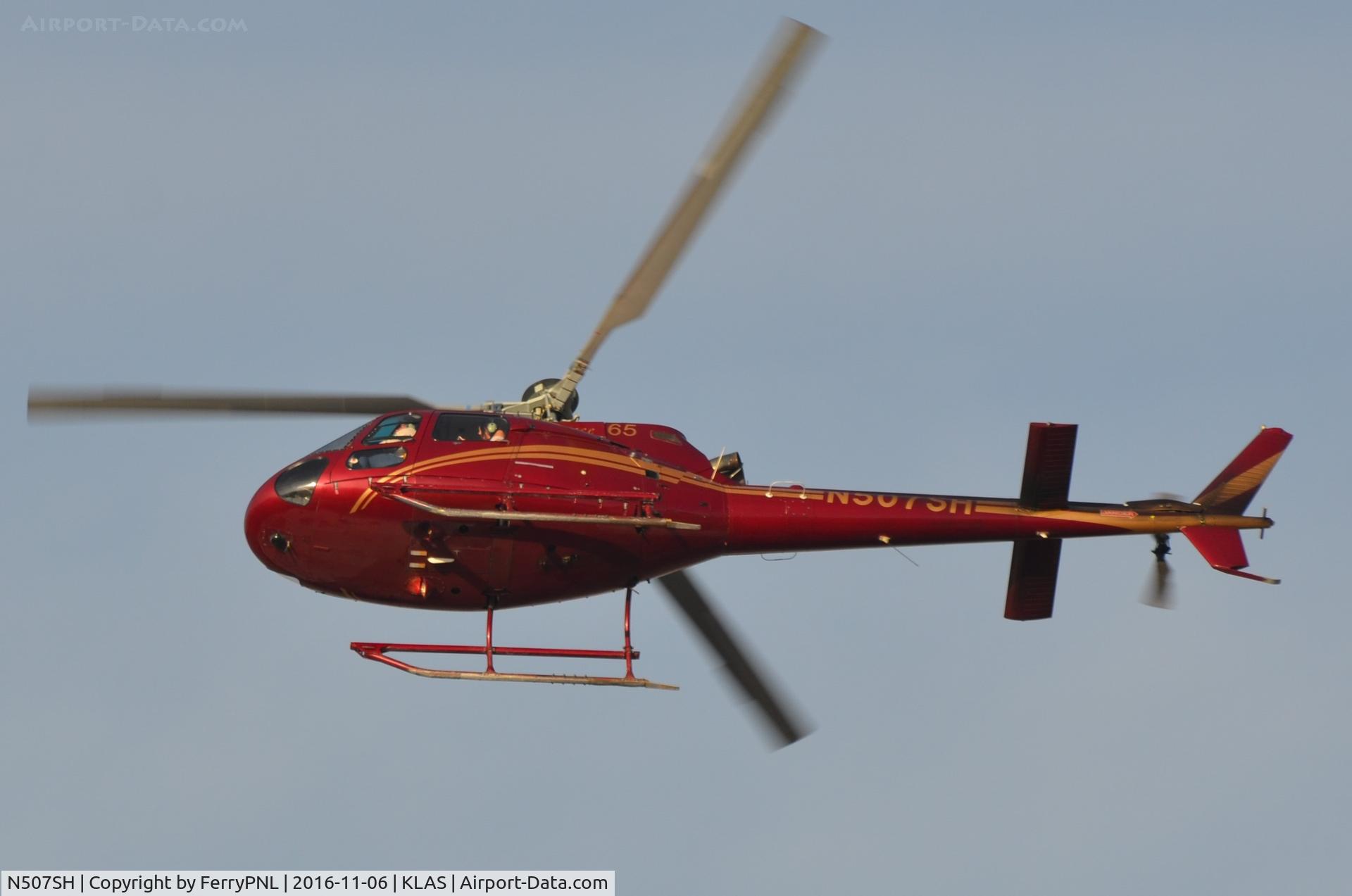 N507SH, Eurocopter AS-350B-2 Ecureuil Ecureuil C/N 4747, Sundance AS350 coming in to land.