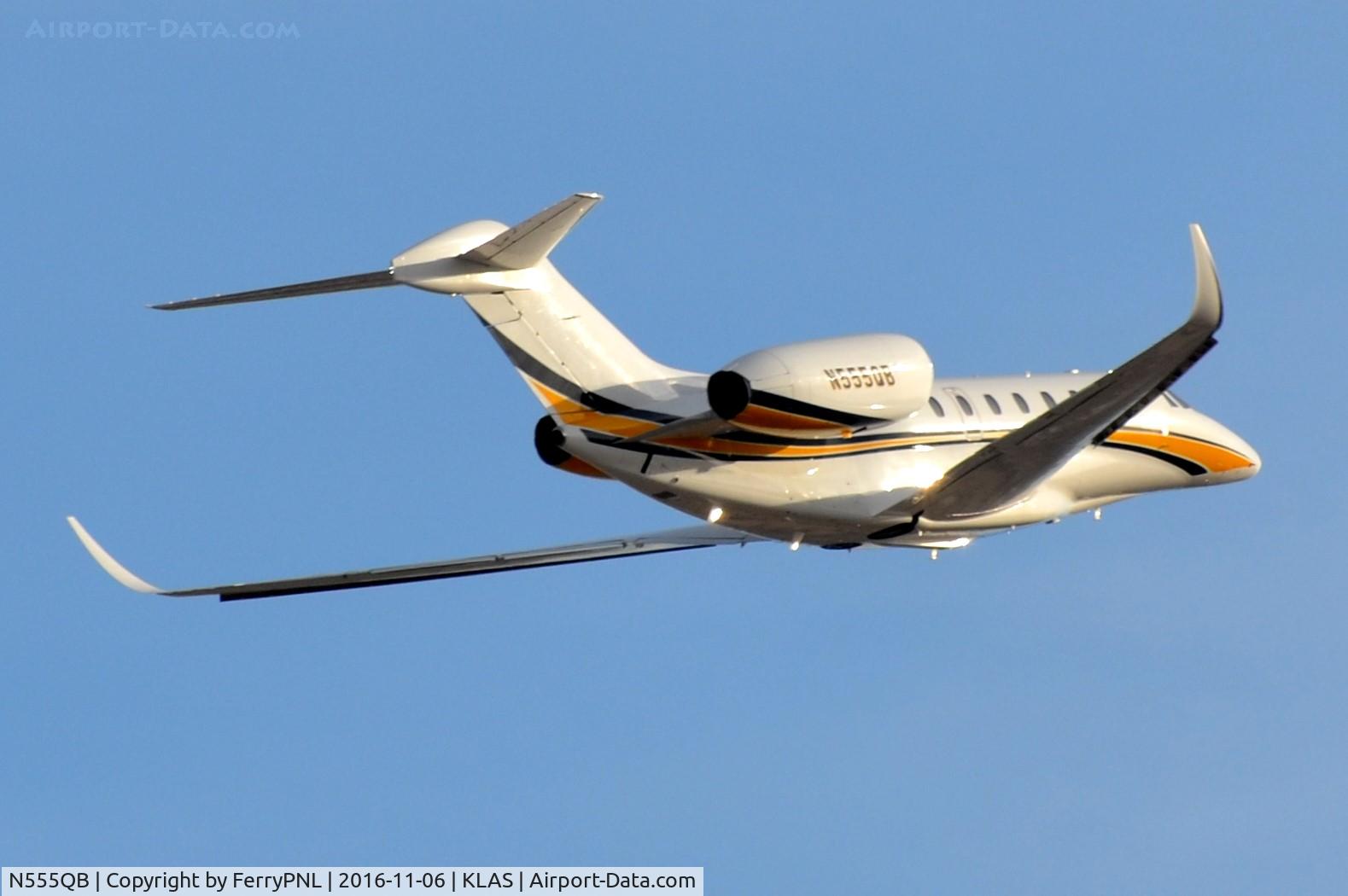 N555QB, 2015 Cessna 750 Citation X Citation X C/N 750-0516, Her Honor Inc CE750
