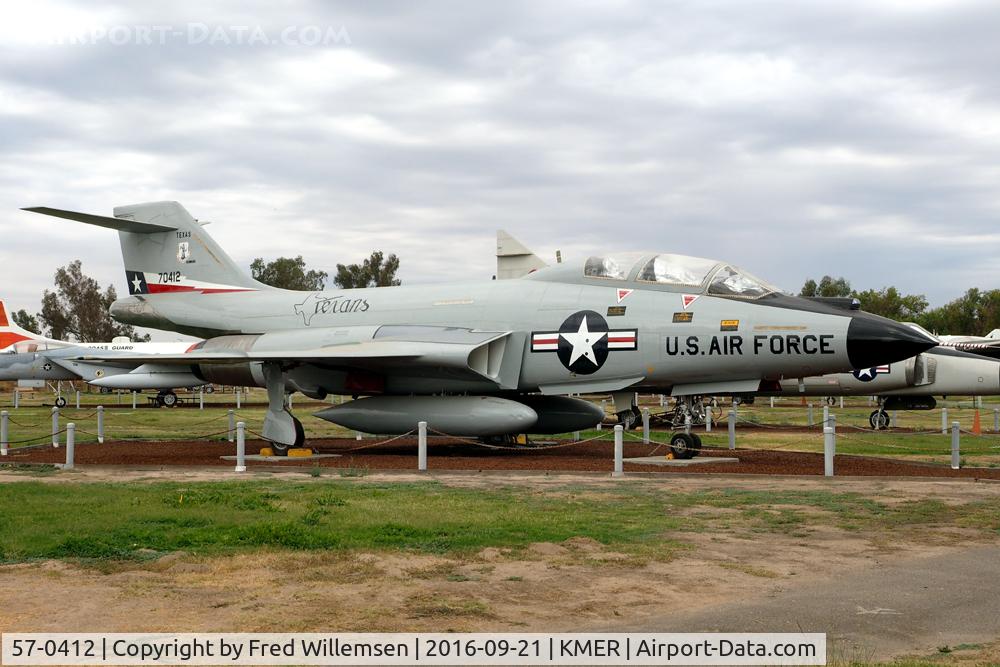 57-0412, 1957 McDonnell F-101B Voodoo C/N 590, 