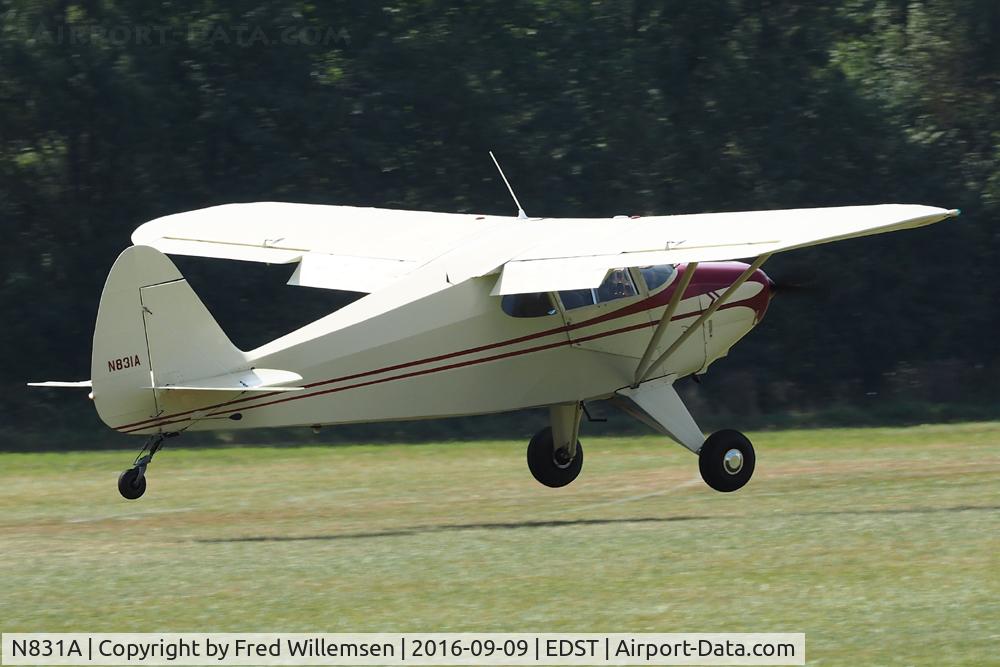 N831A, 1951 Piper PA-22-150 Tri-Pacer C/N 22-132, 